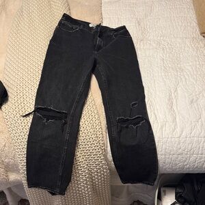 Abercrombie & Fitch Ankle Straight Ultra High Rise